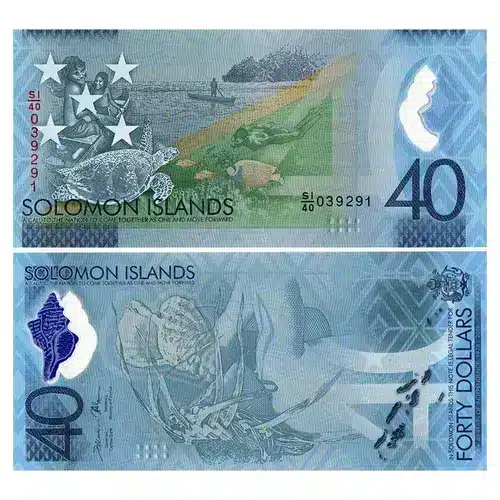 40 Solomon Islands Dollars Banknote
